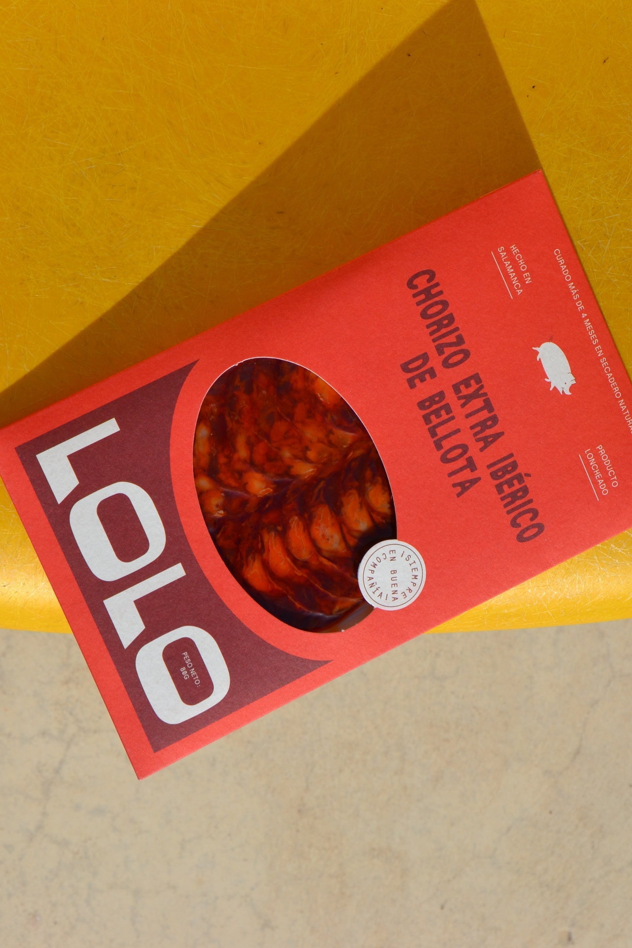 Chorizo Extra Ibérico de Bellota (100% Ibérico) - Loncheado 80g