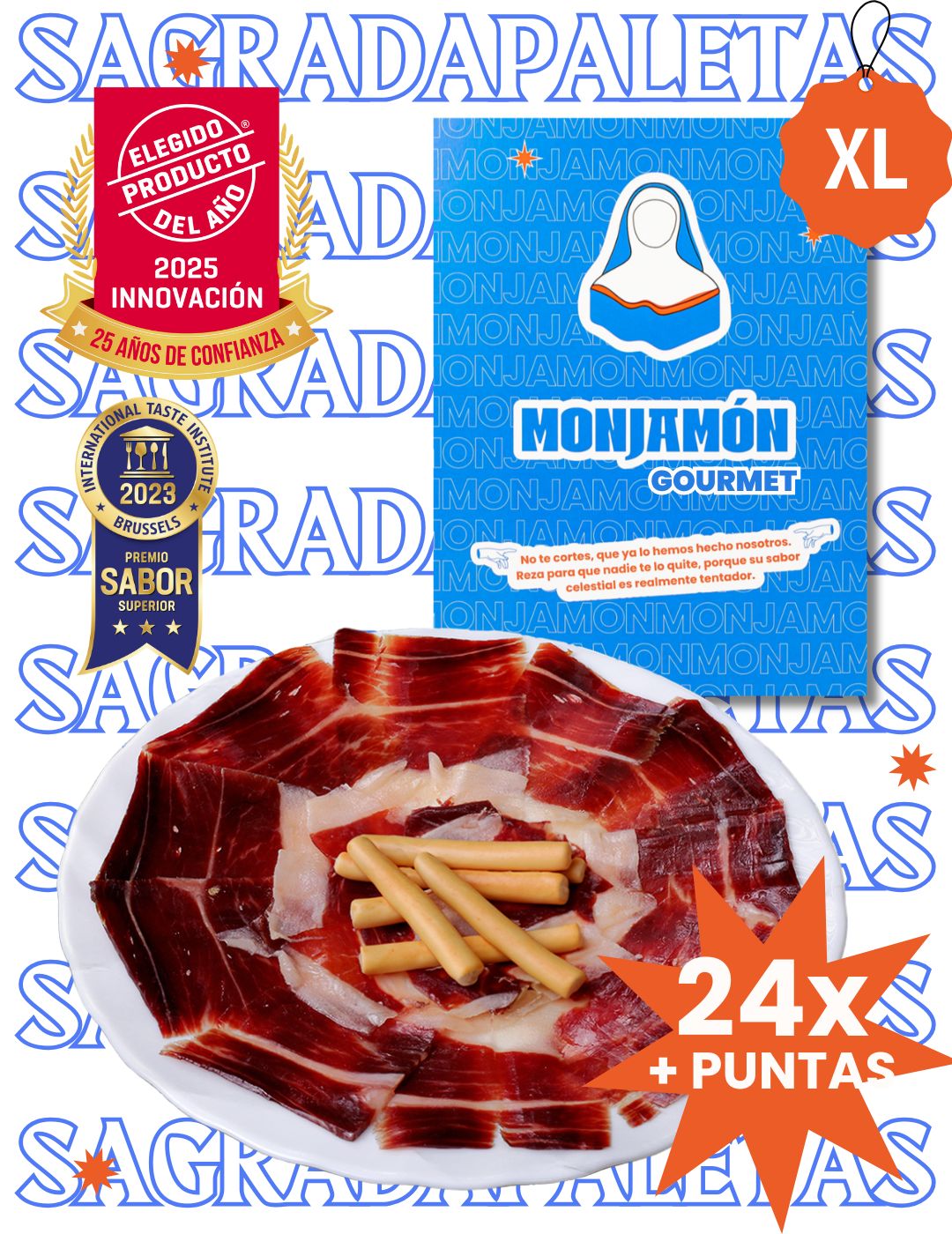 Sagrada Paleta de Bellota 100% Ibérica +30 Meses. Producto del año 2025