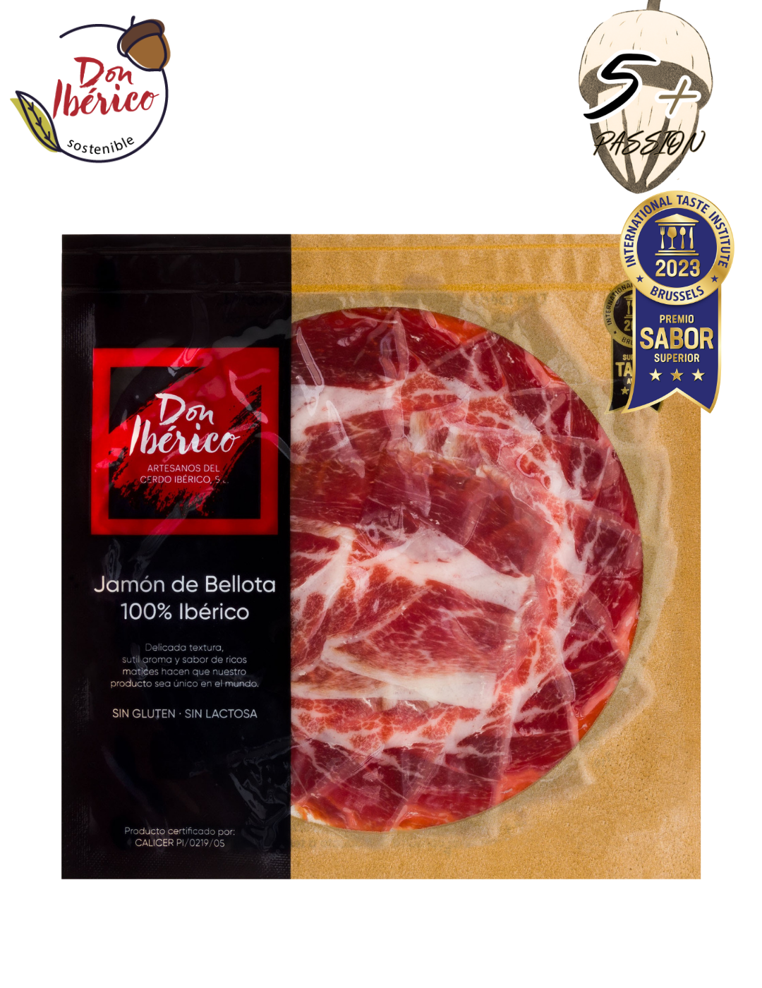 Sobre a cuchillo de  Jamón de Bellota 100% Ibérico | 2 Montaneras